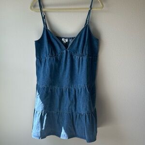 NWT Le Lis Denim Mini Dress